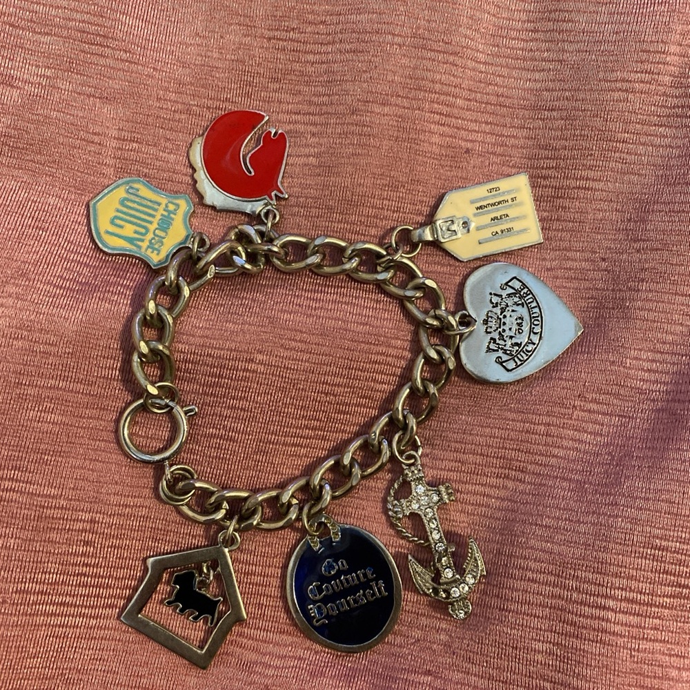 2000s juicy couture charm bracelet